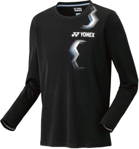 [Yonex] Long Sleeve Shirt Uni Long Sleeve T-Shirt (Fit Style) Black (007) M