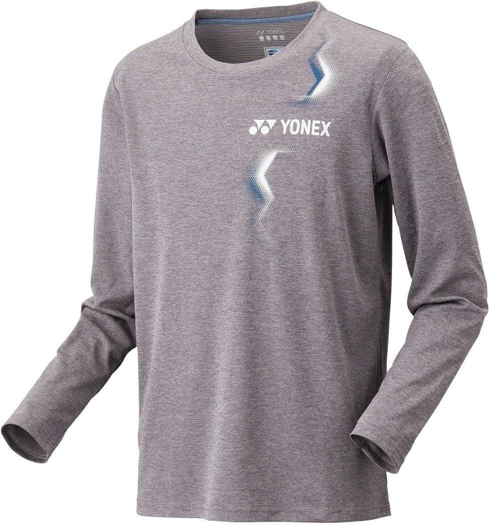 [Yonex] Long Sleeve Shirt Uni Long Sleeve T-Shirt (Fit Style) Gray (010) O