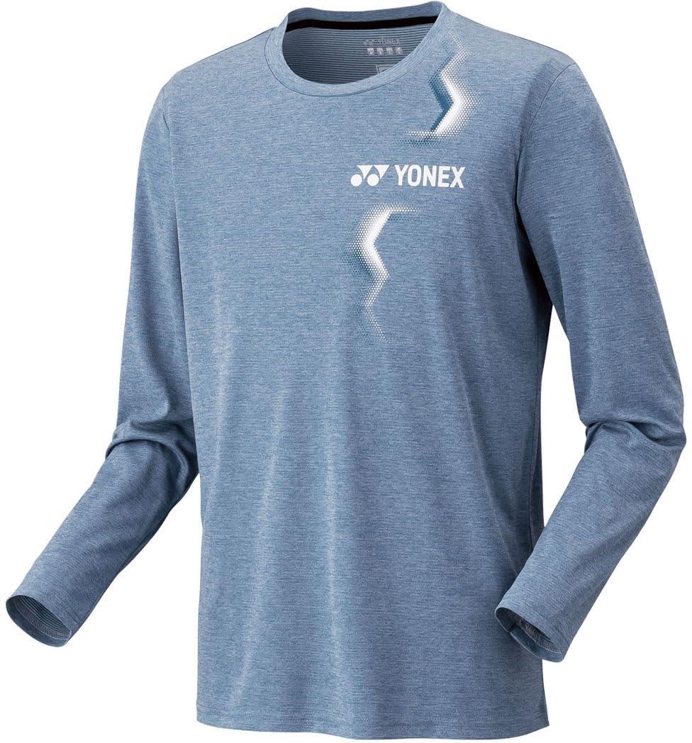 [Yonex] Long Sleeve Shirt Uni Long Sleeve T-Shirt (Fit Style) Felt Blue (590) O