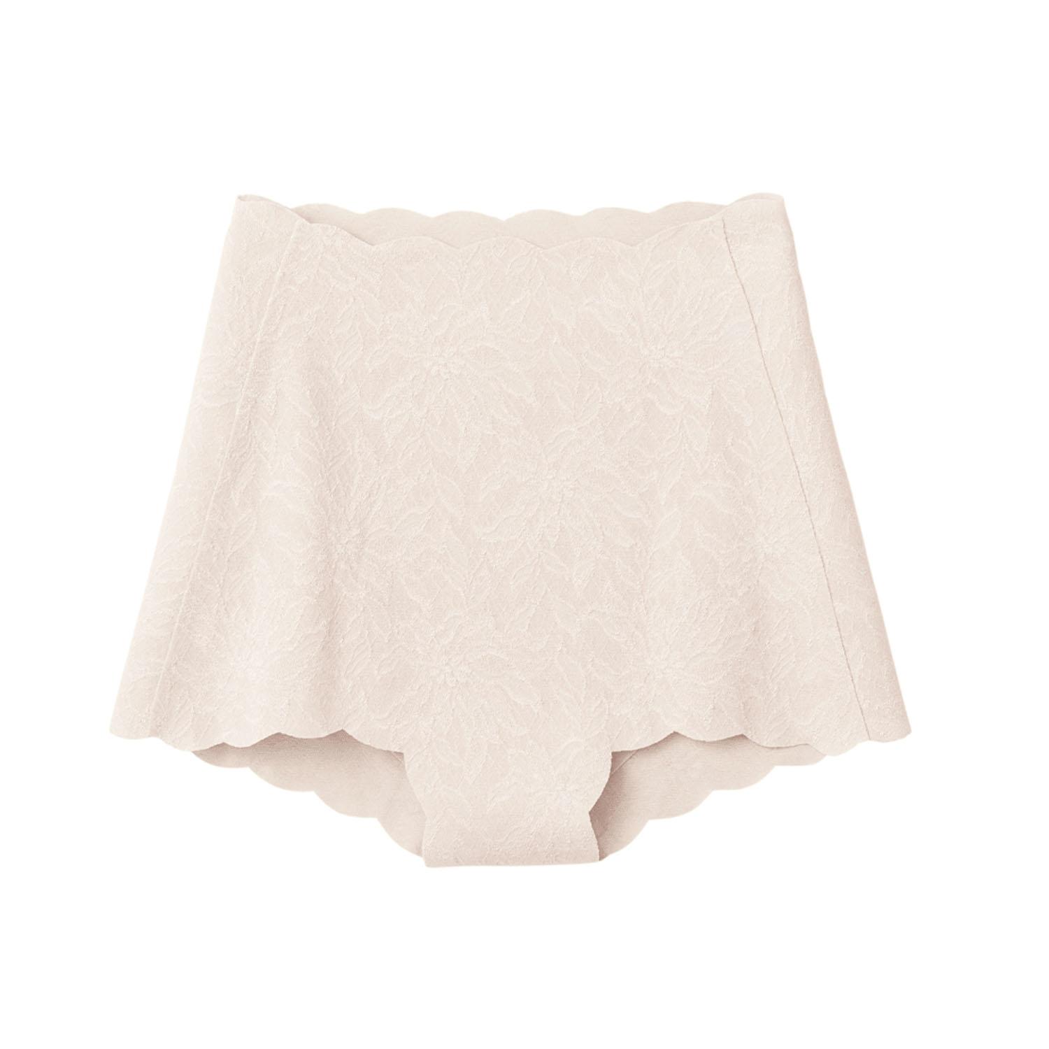 GUNZE Bra Fan De Short Soft Girdle M-LL Off-White LL (2L)