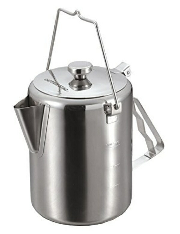 CAPTAIN STAG Camping Kettle for Barbecue 1.9L UH-4208