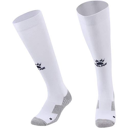 Kelme Long Football Socks White XL Size K15Z908