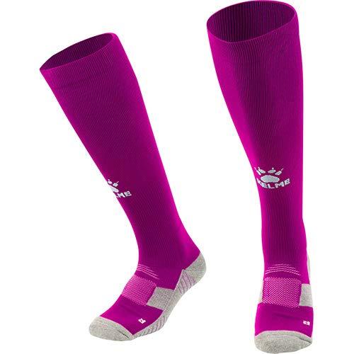 Kelme Long Football Socks Rose × White L Size K15Z908