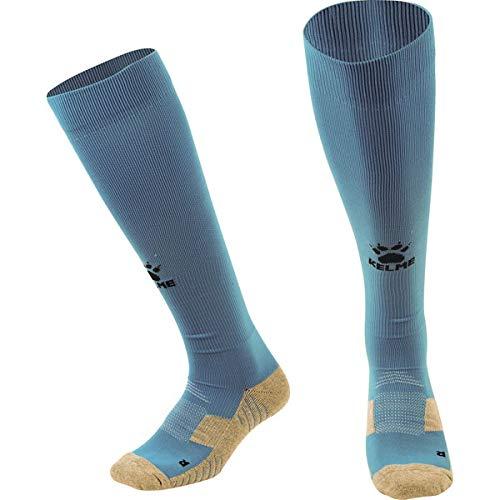 Kelme Long Football Socks Sea Blue × Black XL Size K15Z908