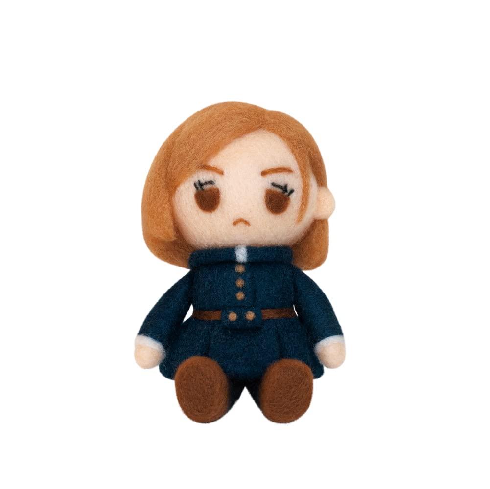 Diamond Head Needle Felt Craft Kit: Jujutsu Kaisen - Masamichi Yaga & Nobara Kugisaki W75×H110mm Made by Acryne