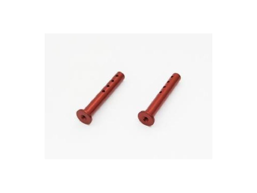 RC-ART Front Aluminum Body Mount Diameter 6mm (40mm) Red ART2244
