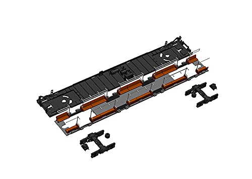PLUM 1/80 Scale 201 Series Running Kit B (Includes Undercarriage Equipment & Seats) for Sah201 Unpainted Plastic Assembly Kit PP116