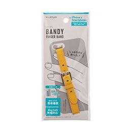 LEPLUS NEXT Smartphone Band BANDY FINGER BAND PU Leather Type Camel LN-FB02CA