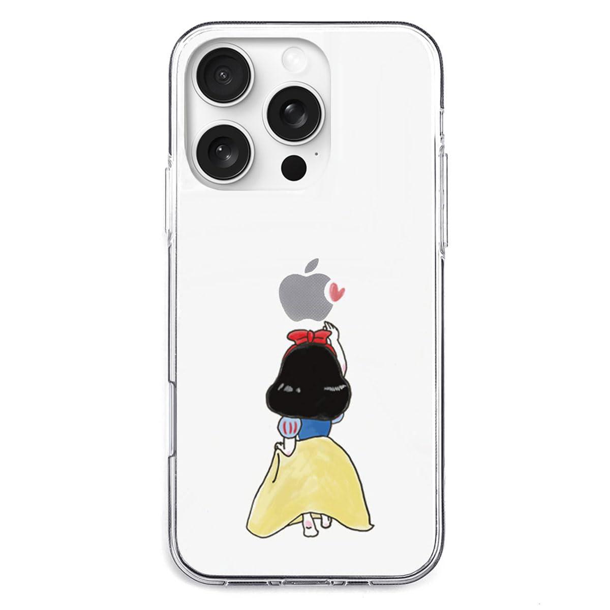 AKAN iPhone 16 Pro Max Case Soft Clear Case [ Transparent, Anti-Fingerprint TPU, Fade-Resistant UV Print, Dustproof, Wireless Charging ] Cute, Popular, Character, Apple