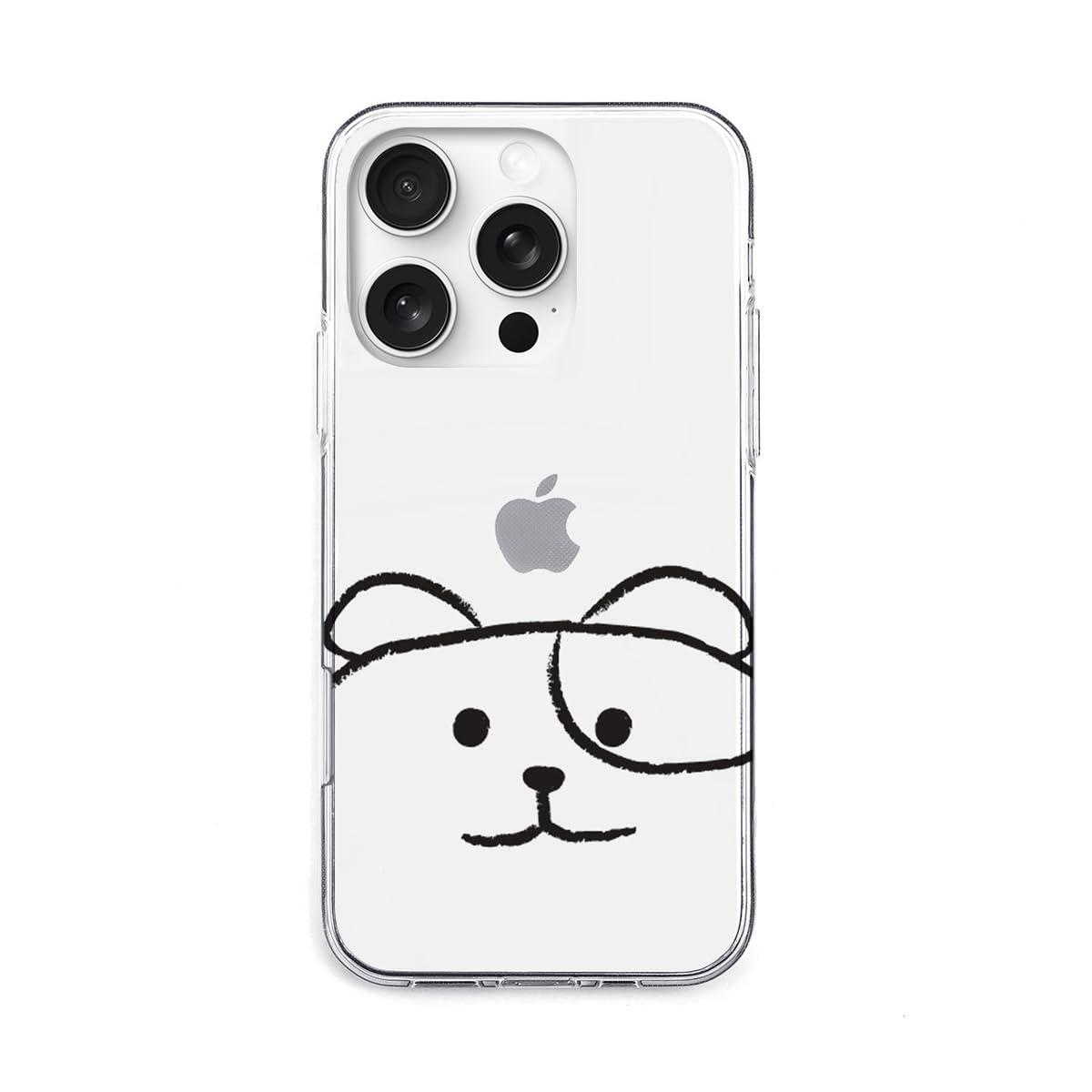 AKAN iPhone 16 Pro Case Soft Clear Case [ Transparent, Anti-Fingerprint TPU, Fade-Resistant UV Print, Dustproof, Wireless Charging ] Cute Popular Character Apple iPhone Case AK27018i16PR MYPET Dog