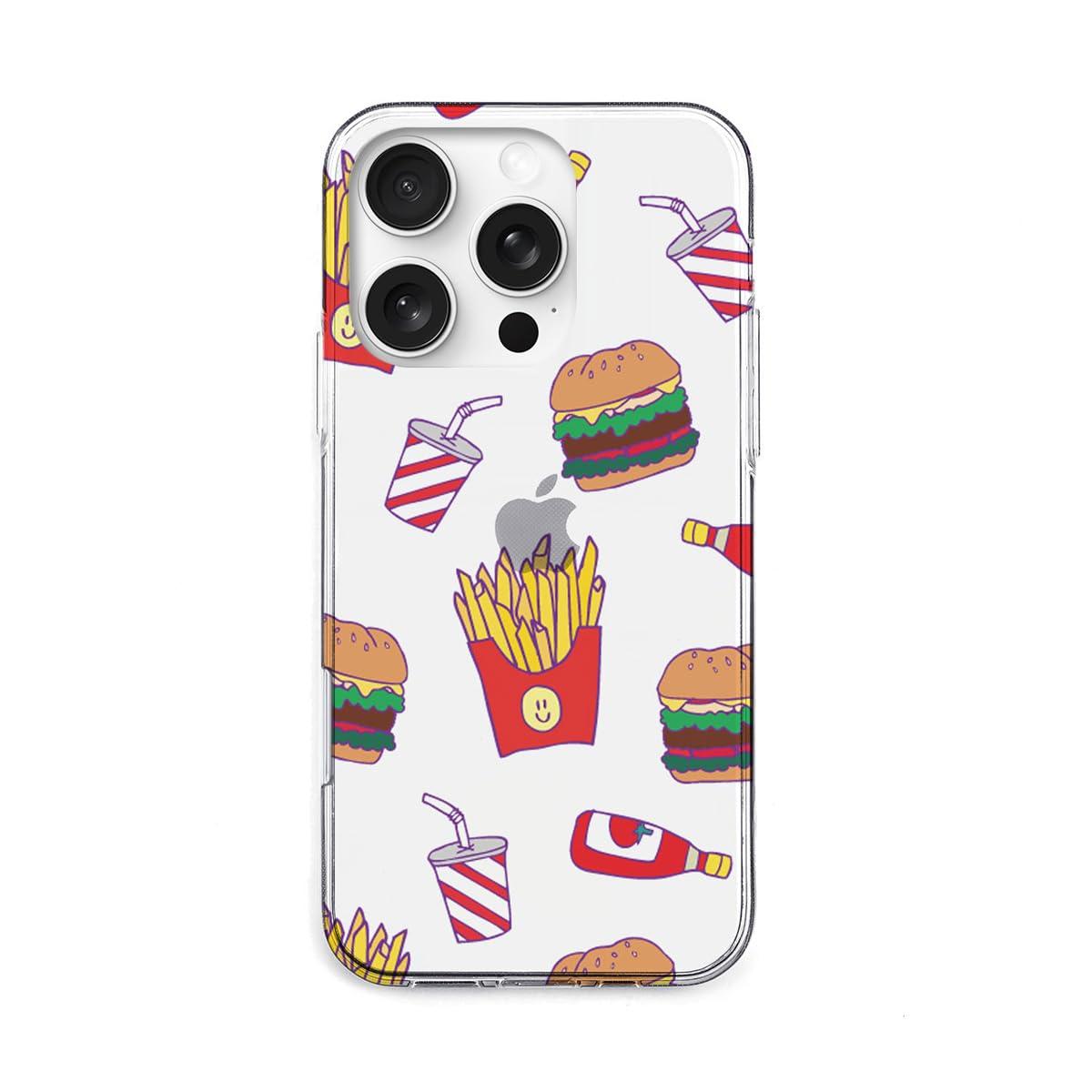 AKAN iPhone 16 Pro Case Soft Clear Case [ Transparent, Anti-Fingerprint TPU, Fade-Resistant UV Print, Dustproof, Wireless Charging ] Cute, Popular Character Apple A