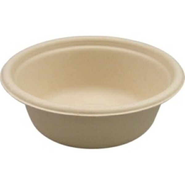 Pack Style Eco Container BB Bamboo Bagasse Bowl 350 Pulp Molded Salad Container Body Kraft Color 50 Sheets 00617474