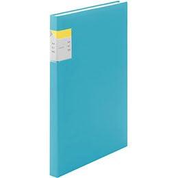 KING JIM Clear File with Writing Space A4 40 Sheets Light Blue KJ-8632W-SBX5