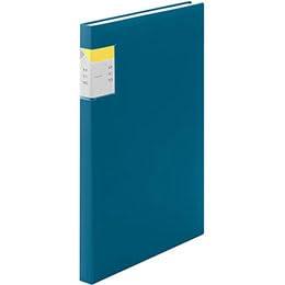 KING JIM Clear File with Writing Space A4 40 Sheets Navy KJ-8632W-NVX5