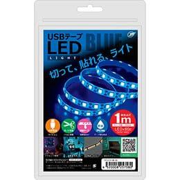 Japan Trust Technology USB Tape LED 1m Blue TPLED1M-BLX5