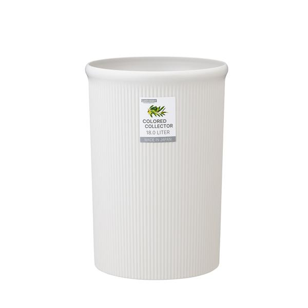 Iwasaki Kogyo Trash Can Color Collector L White L-1062 WH Made in Japan