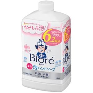Kao Biore U Medicated Foaming Hand Soap Fruit Scent Refill 1200ml 1 bottle
