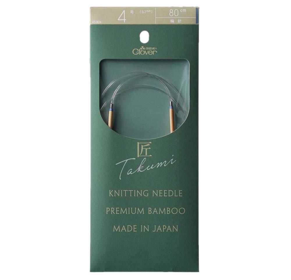 Takumi Circular Needles - S 80cm (Size 4)