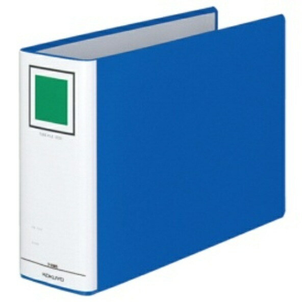 KOKUYO File Pipe-Style File A4 Landscape 2-Hole 800-Sheet Capacity Blue FU-E685B