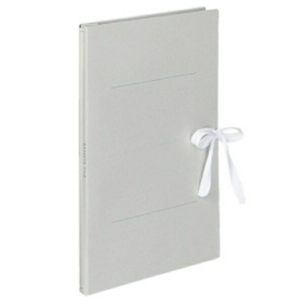 KOKUYO Gabatto File (Paper) A4 Vertical, String-Bound, Gray, 10-Pack