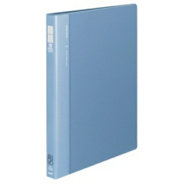 KOKUYO File Ring Binder PP Sheet Cover A4 Vertical 120-Sheet Capacity 30-Hole Blue F-F460B