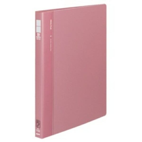 KOKUYO File Ring Binder Foam PP Sheet Cover A4 120 Sheets 30 Holes Pink F-F460P