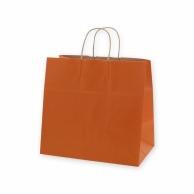 Heyko Handle Paper Bag Wide Gusset 25CB 34-1 Unbleached Kraft Orange 34x22x32cm 50 Sheets