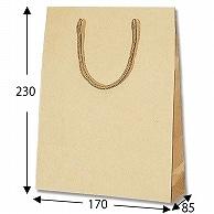 Heyko Handle Paper Bag K Bag Kraft Embossed 170×230mm 10 Sheets 006144115