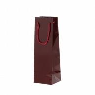 Shimojima (Heiko) Handle Paper Bag Bright Bag Wine S Red 1-Piece Pack
