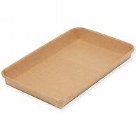 HEIKO Food Container Unbleached Food Tray 24-15 Main Unit Shallow Type 50 Sheets