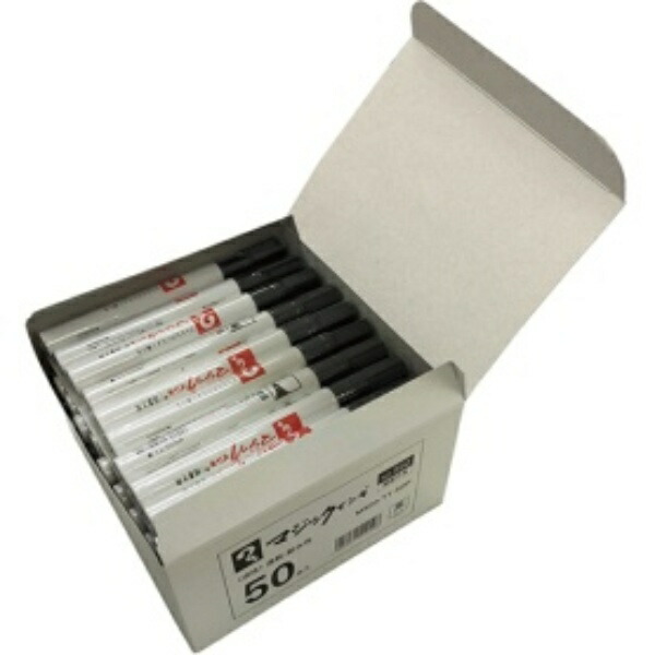 Teranishi Chemical Oil-Based Marker Magic Ink No. 500 (Fine Tip) Black M500-T1-50P 1 Pack (50 Pens)