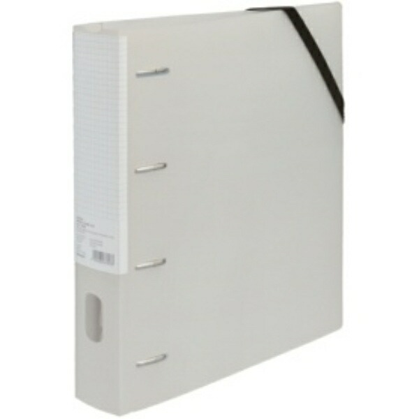 Nakabayashi File Batch Individual 4-D Ring File Gray 67304