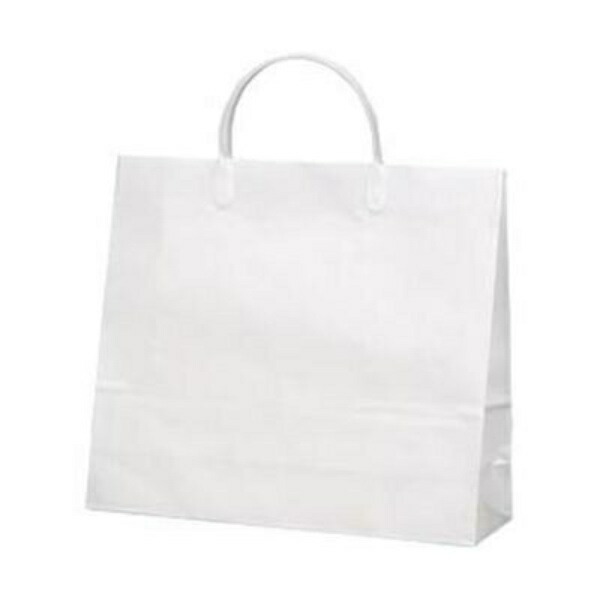 White Plain Coated Bags, 10 Sheets White Plain Coated Bags NO.6
