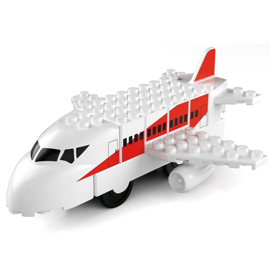 Tomica Plarail Blocks Airplane