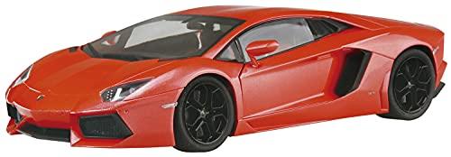 Aoshima Cultural Textbook Co., Ltd. 1/24 Pre-Painted Model Series 2011 Lamborghini Aventador Orange Pearl Pre-Painted Plastic Model Kit 01-A