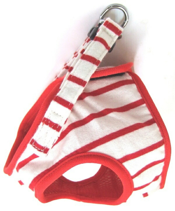 Knit Border Soft Harness SS Red