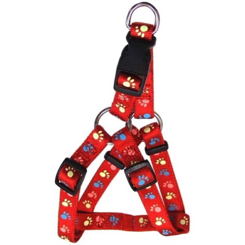 Okano ONS Glow-in-the-Dark Foot Harness #10 Red (Cats & Extra Small Dogs)
