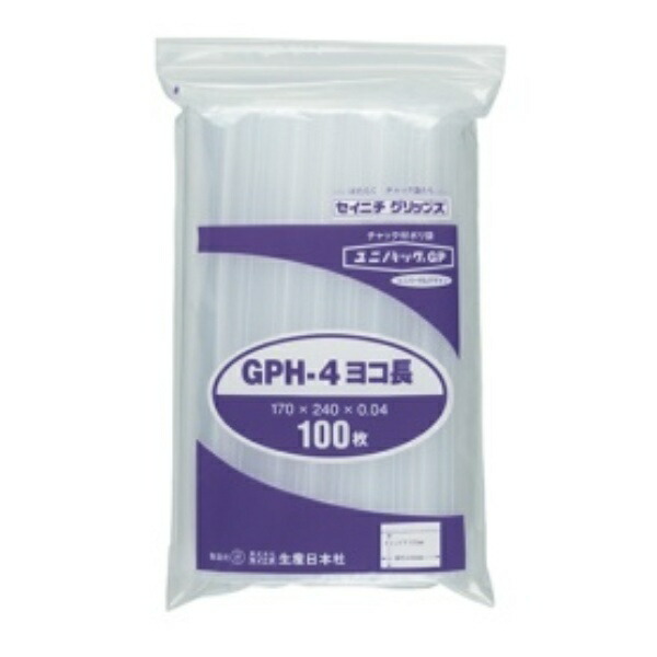 Produced by Nippon Co., Ltd. Unipack GPH-4 Landscape Orientation 0.04 × 170 × 240 mm 100 sheets per pack