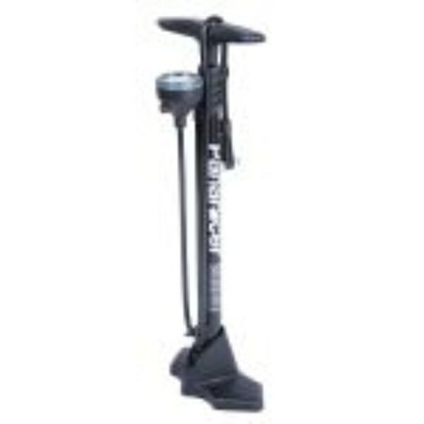 Panaracer Bicycle Pump with One-Touch Attachment Adjustable Air Pressure Compatible with All Valves Black Aluminum BFP-02AGEZ2-B