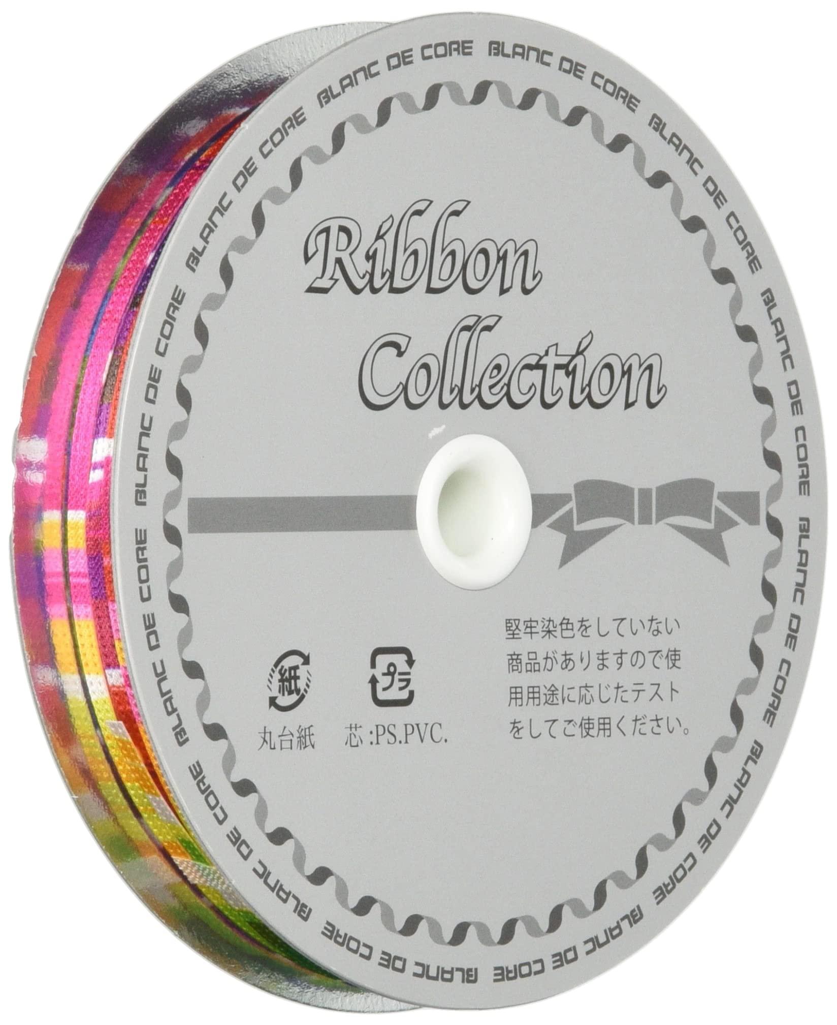 Konishi Ribbon Splash Pattern Single Satin Ribbon 3mm Width × 30m Roll KR3572-3MM