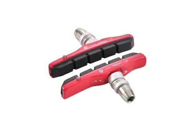 FOGLIA Cartridge V-Brake Shoes Red Bicycle Road Bike Cross Bike Brake Pads