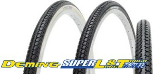 Shinko Deming L/T [SR199] Single Unit Black/White 26x1-3/8