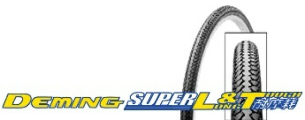 Shinko Deming L/T [SR199] Tire, 1-Piece Wrap, 26x1-3/8, Black