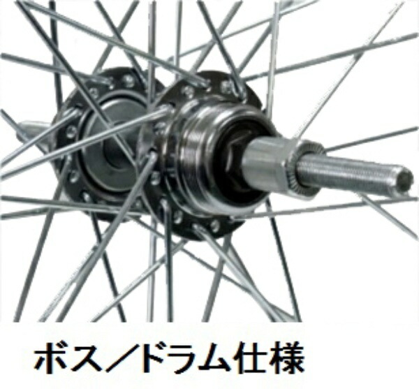 Asahi Cycle Asahi Cycle Aluminum 20-inch Rear Wheel for 6-Speed External Gear System (Drum Brake Specification) XBSP0