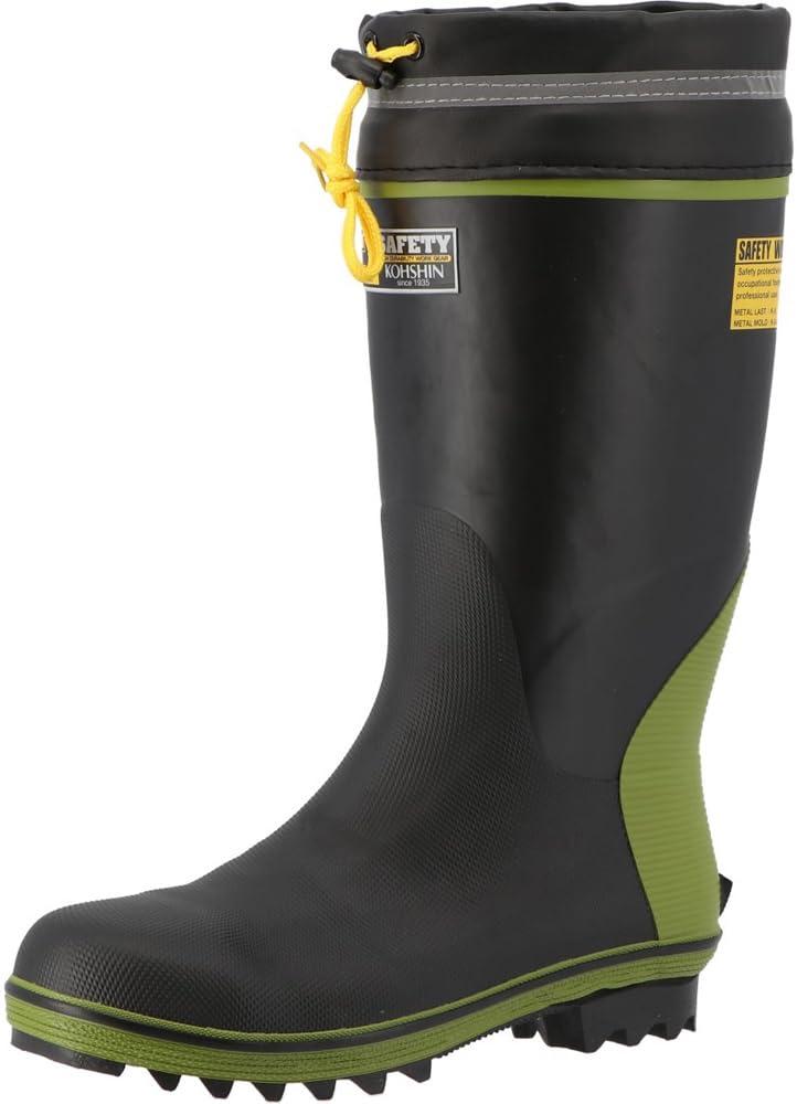 [Koushin Gum] Safety Shoes Work Boots Waterproof Boots SBHD-3120 B0020FX Black 25.5 cm