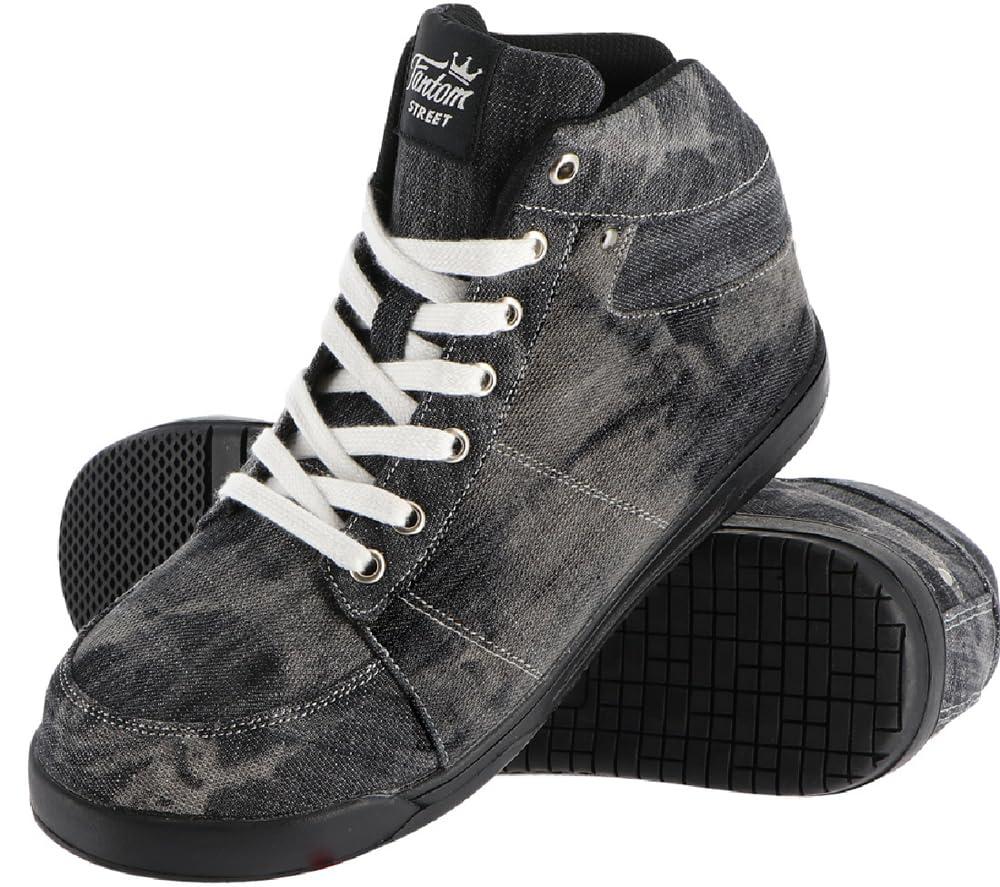 [Koushin Gum] Safety Shoes Work Boots Safety Sneakers Resin Toe Cap Breathable Shock Absorption Flexibility Phantom Street FST-2020 MC E0734MW Men's V Black 24.5 cm 3E