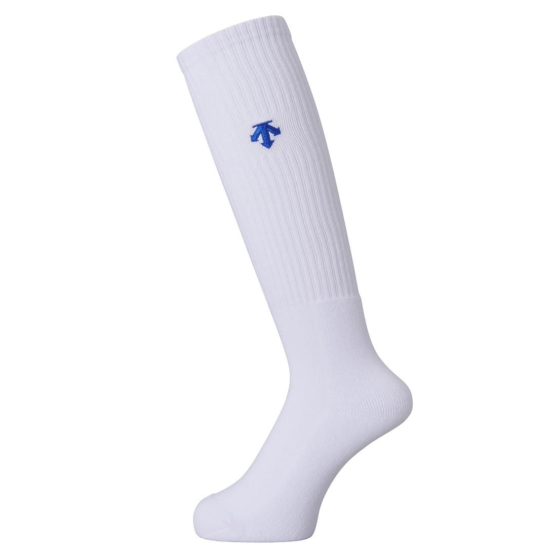 [Descente] Volleyball Socks One-Point Men's Women's Classic Unisex WAB (DVB-8124B) 23-25