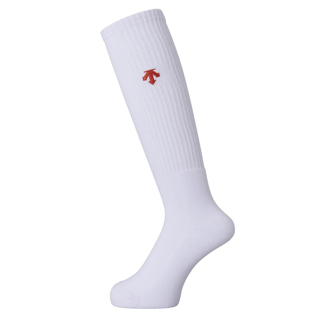 [Descente] Volleyball Socks One-Point Men's Women's Classic Unisex WRD(DVB-8124B) 25-28