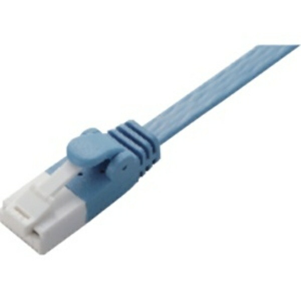 ELECOM LAN Cable CAT6 20m (6.5ft) Snag-Resistant Connector Super Flat Design Blue LD-GFT/BU200