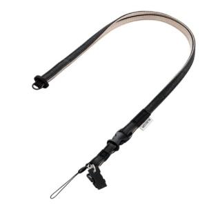 ELECOM Smartphone Strap with Drop Prevention Clip, Black MPA-ST03BK
